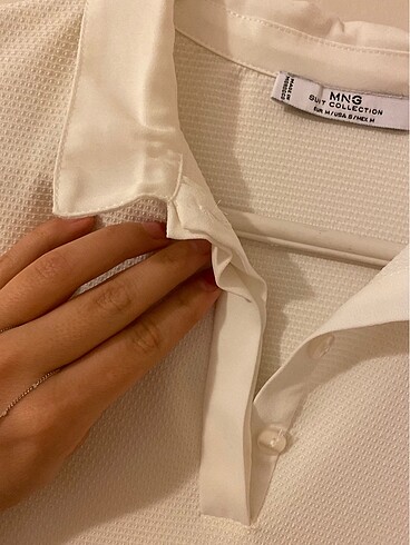 YAKA DETAYLI MANGO BLUZ - Görsel 3