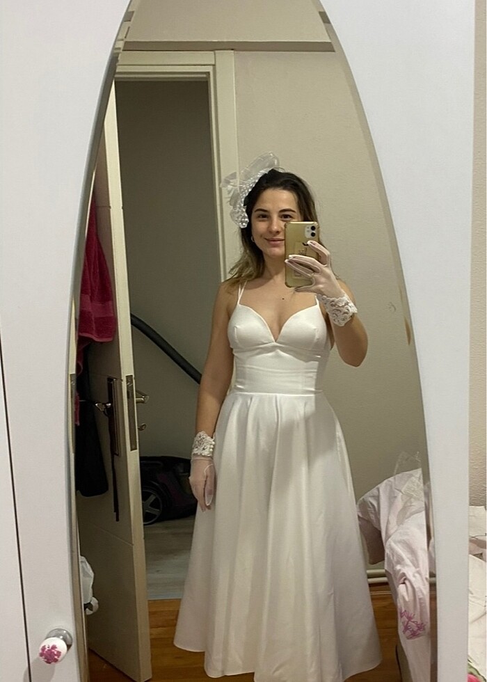 Beyaz elbise - Görsel 2