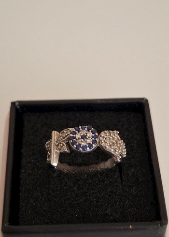 925 AYAR GÜMÜŞ KADIN YÜZÜK ÖLÇÜ 17 - Görsel 3