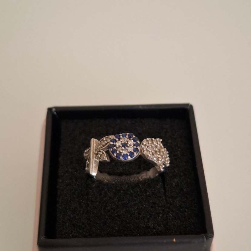 925 AYAR GÜMÜŞ KADIN YÜZÜK ÖLÇÜ 17 - Görsel 3