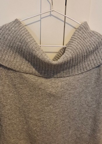 PULL&BEAR S Beden Gri Kadın Kazak - Görsel 6