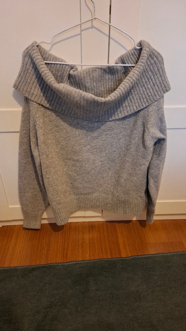 PULL&BEAR S Beden Gri Kadın Kazak - Görsel 3