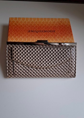 YENİ İTALYAN MARKA PARLAK KADIN POTRFÖY ÇANTA CÜZDAN - Görsel 2