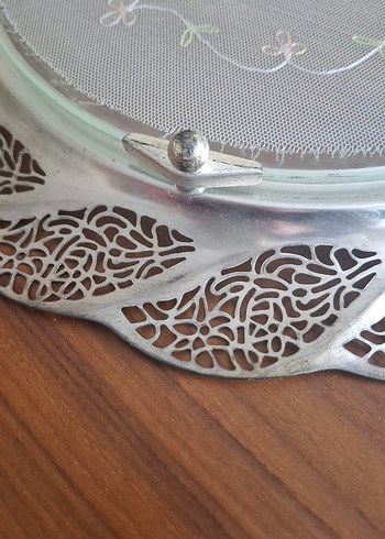 ANTİKA ALMAN GÜMÜŞÜ BÜYÜK SUNUM TEPSİSİ. - Görsel 3