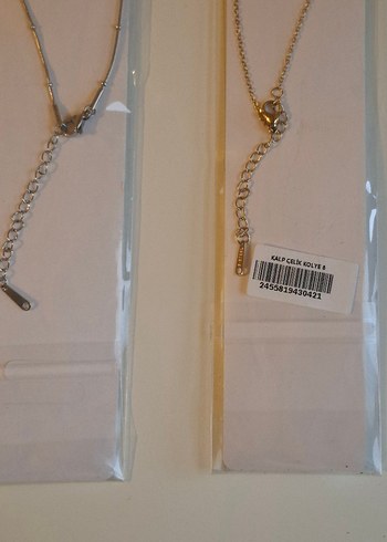 METAL ZİNCİRLİ KOLYELER - Görsel 6