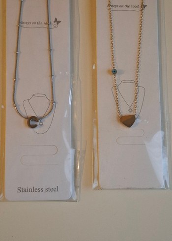 METAL ZİNCİRLİ KOLYELER - Görsel 3