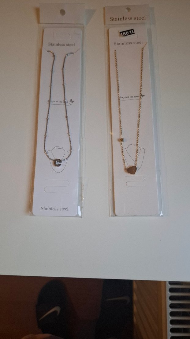 METAL ZİNCİRLİ KOLYELER - Görsel 2