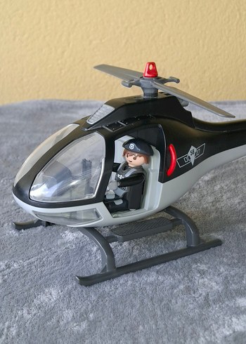 Orjinal Play Mobbil Polis Helikopter - Görsel 3