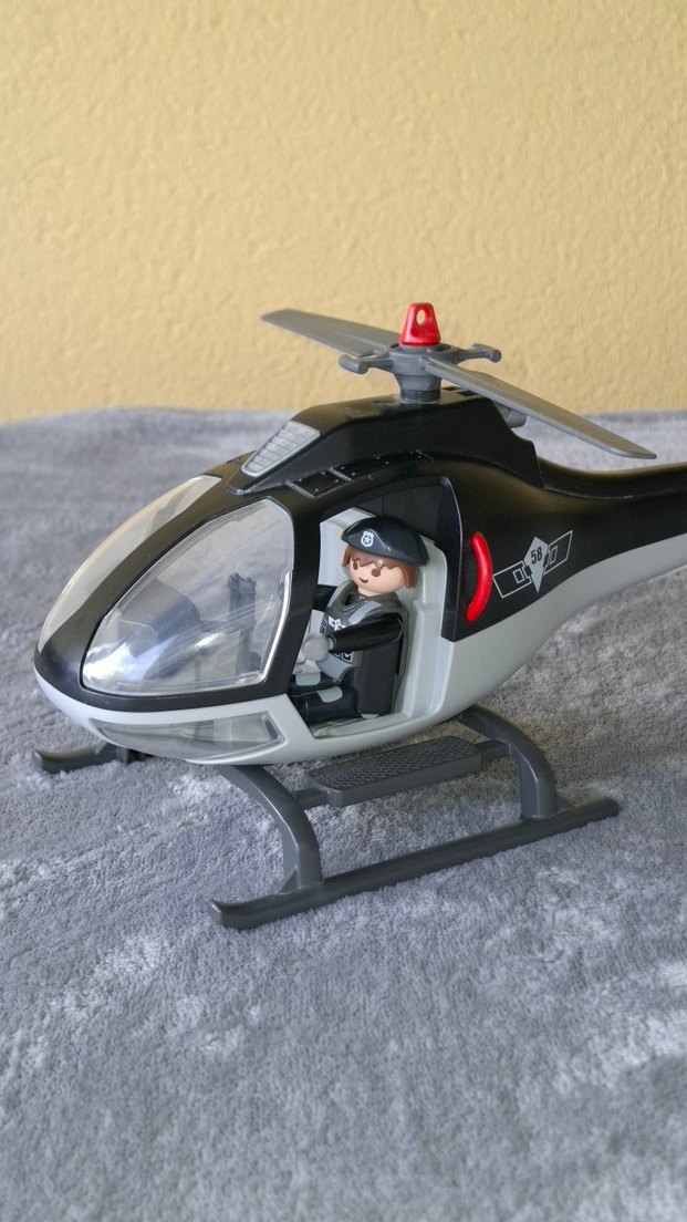 Orjinal Play Mobbil Polis Helikopter - Görsel 3