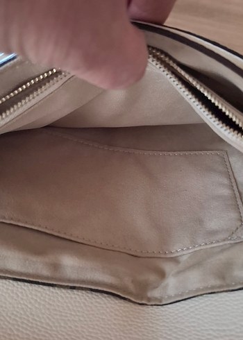 Askılı zincir detaylı omuz çantası - Görsel 12