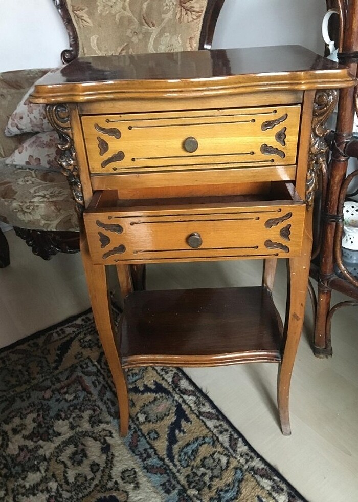 Antika ahşap komidin  - Görsel 2