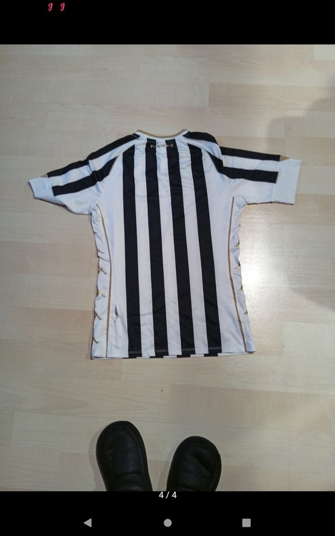 Siyah Beyaz Çizgili Erkek forma - Görsel 3