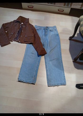 KahverengiCeket kot pantalon - Görsel 2
