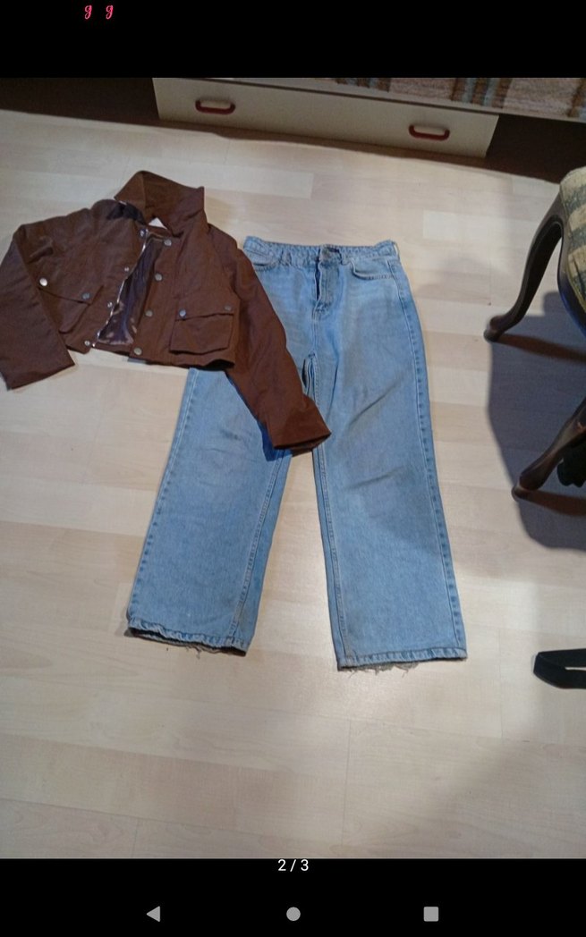 KahverengiCeket kot pantalon - Görsel 2