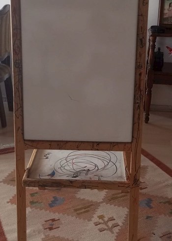 Ahşap Çerçeveli Beyaz Yazı Tahtası - Görsel 2