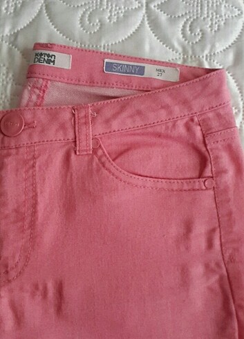 27 Beden pembe Renk Pembe pantolon