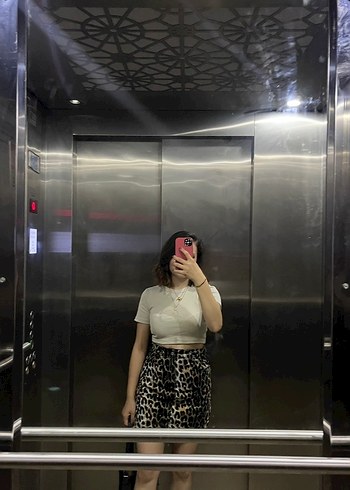 Trendyol & Milla Leopar Desenli Mini Etek