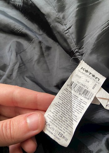 Koton Düğmeli Kaşe Kaban - Görsel 5