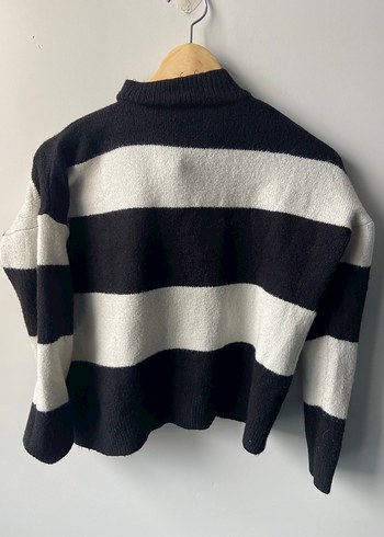 Fermuarlı yün kazak - Görsel 3