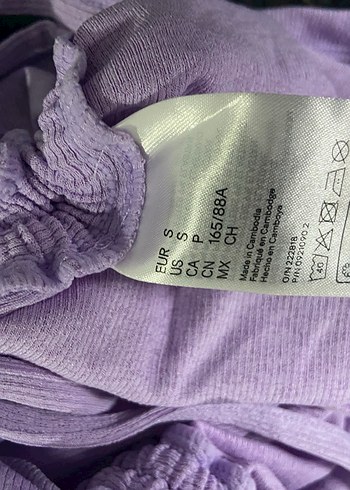 H&M Büzgülü Lila Elbise - Görsel 6