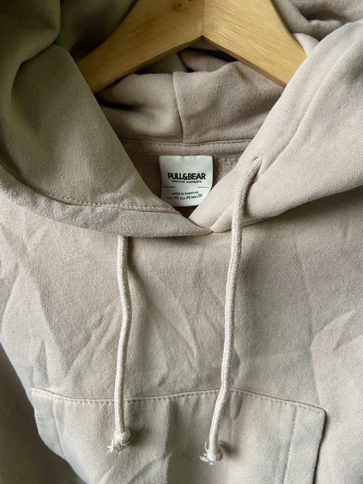 Pull&Bear kapüşonlu oversize crop Sweatshirt - Görsel 2