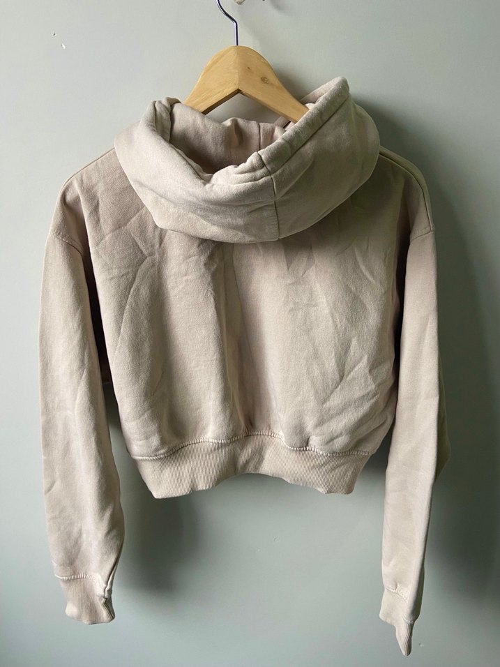 Pull&Bear kapüşonlu oversize crop Sweatshirt - Görsel 3