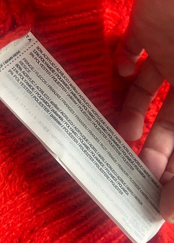 Mango boğazlı kalın Örgü Kazak - Görsel 8