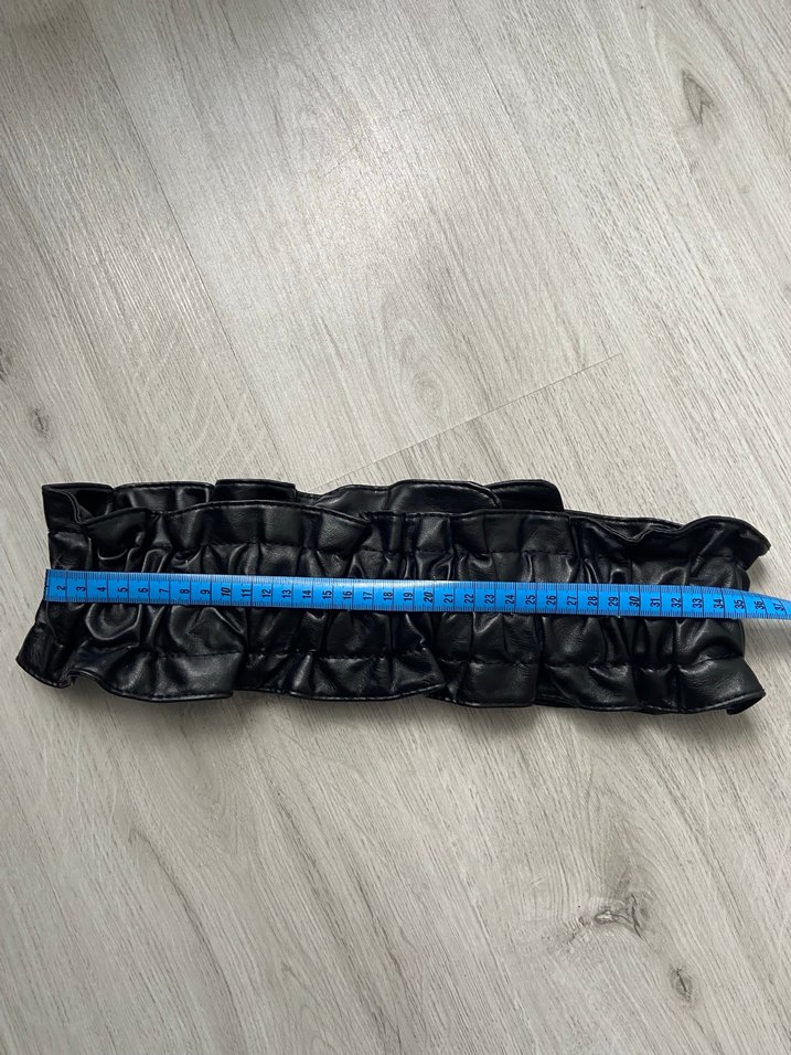 Lastikli Gothic Deri Kemer/Korse - Görsel 3