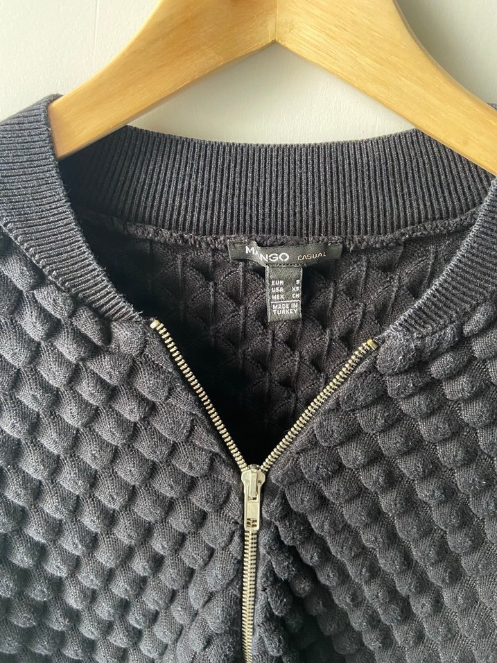 Mango Fermuarlı Hırka - Görsel 4