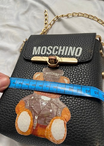 Moschino Askılı Deri Çanta - Görsel 5
