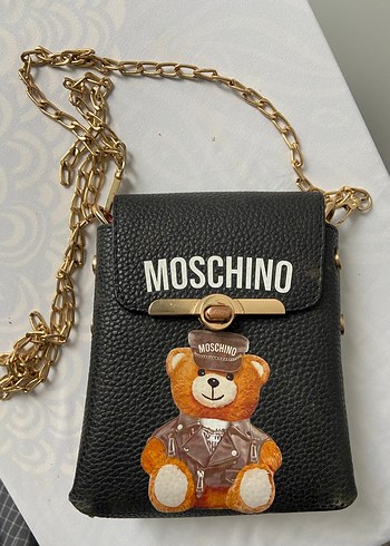Moschino Askılı Deri Çanta - Görsel 2