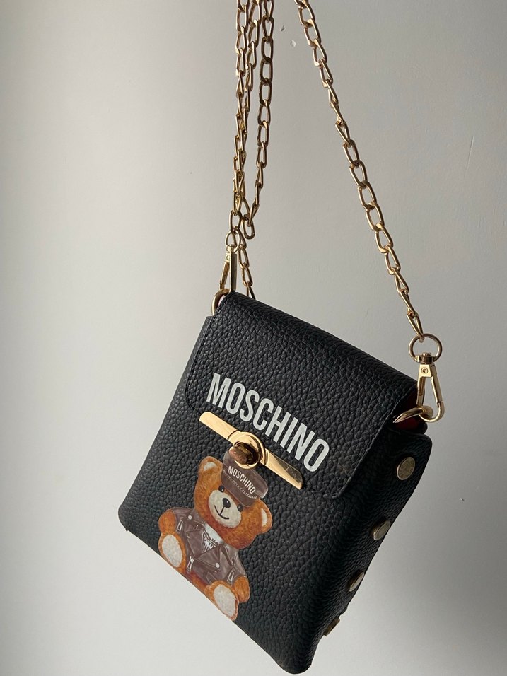 Moschino Askılı Deri Çanta - Görsel 3