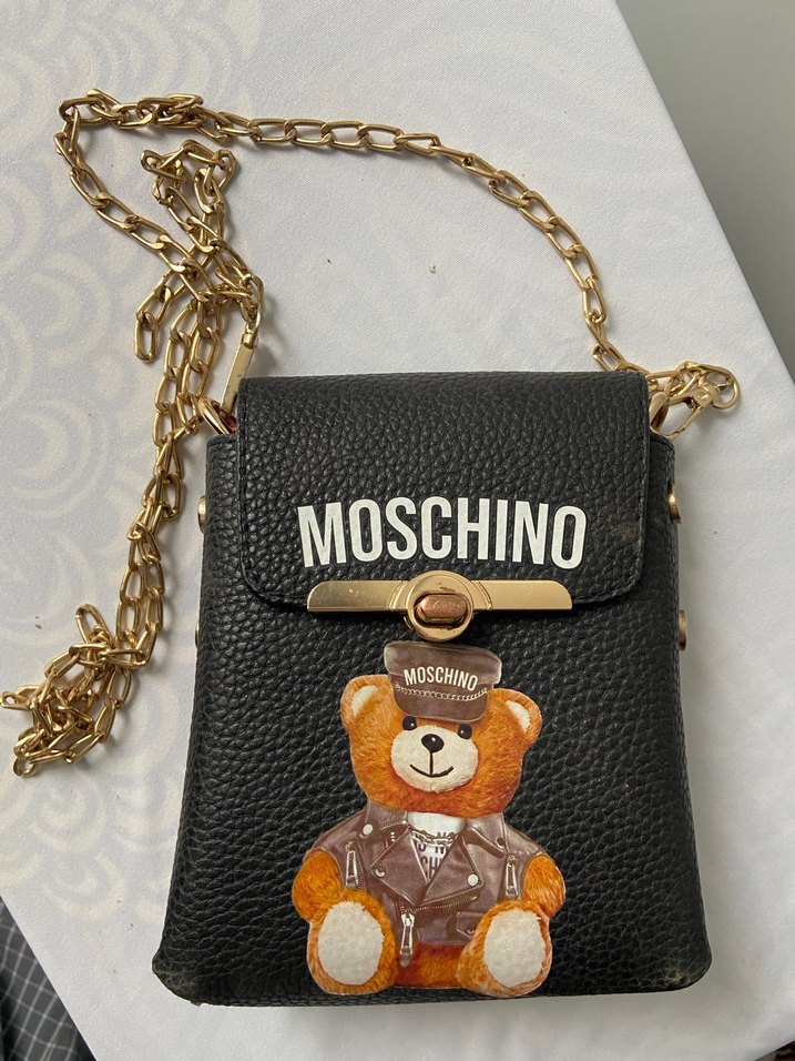 Moschino Askılı Deri Çanta - Görsel 2