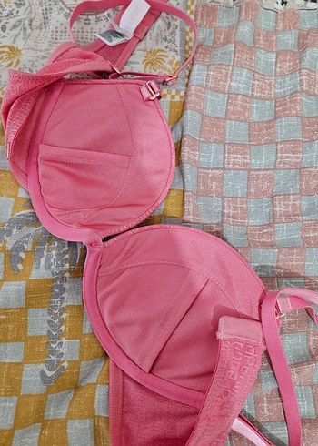 Pembe Bohem Midi Sütyen