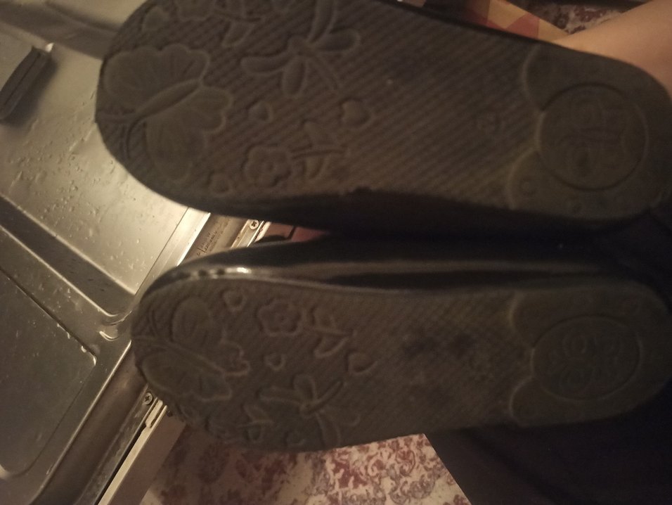 Kız Çocuk Siyah Lastik Fiyonk Detaylı Babet - Görsel 5