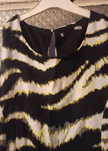 Zebra Desenli Uzun Kadın Tulum - Görsel 4