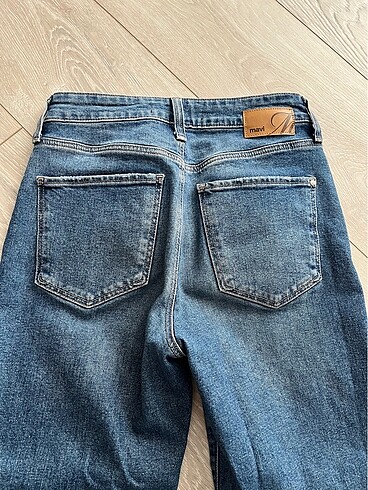 27 Beden mavi Renk Kadın mom jeans kot pantolon
