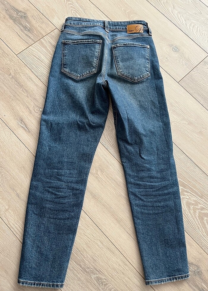 Kadın mom jeans kot pantolon - Görsel 2