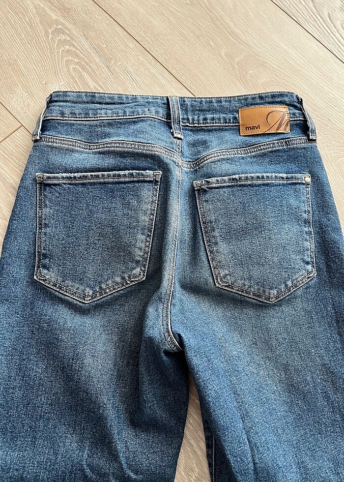 Kadın mom jeans kot pantolon - Görsel 4