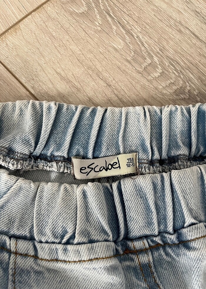 Kız çocuk jean pantolon - Görsel 3