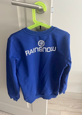 Erkek Mavi  Baskılı Sweatshirt - Görsel 2