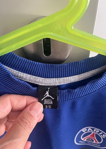 Erkek Mavi  Baskılı Sweatshirt - Görsel 3