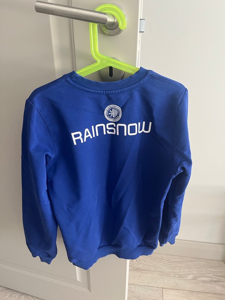 Erkek Mavi  Baskılı Sweatshirt - Görsel 2