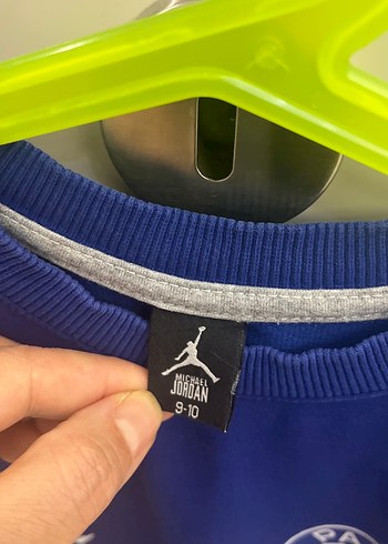 Erkek Çocuk Mavi Kapüşonsuz Sweatshirt - Görsel 3