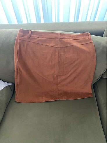 xl Beden Taba Süet Etek