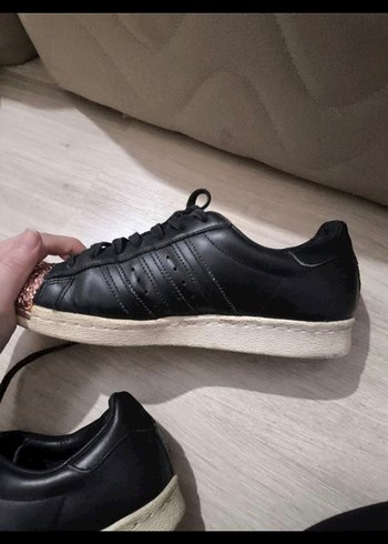 38,5 Beden siyah Renk Adidas Kadın Siyah Spor Ayakkabı