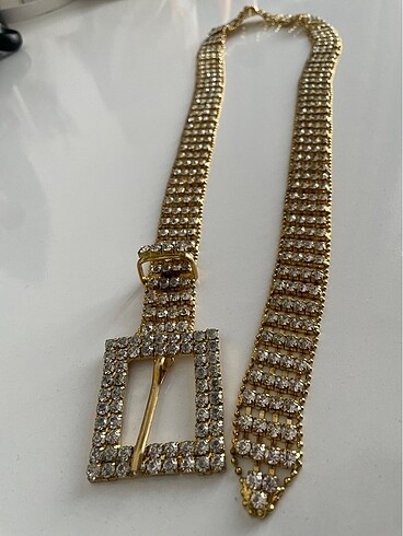 Gold taşlı kemer - Görsel 2