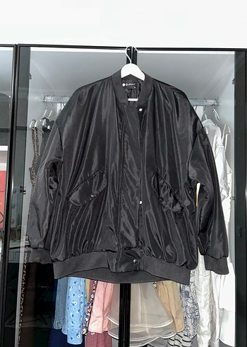 Siyah Kadın Street Wear Ceket