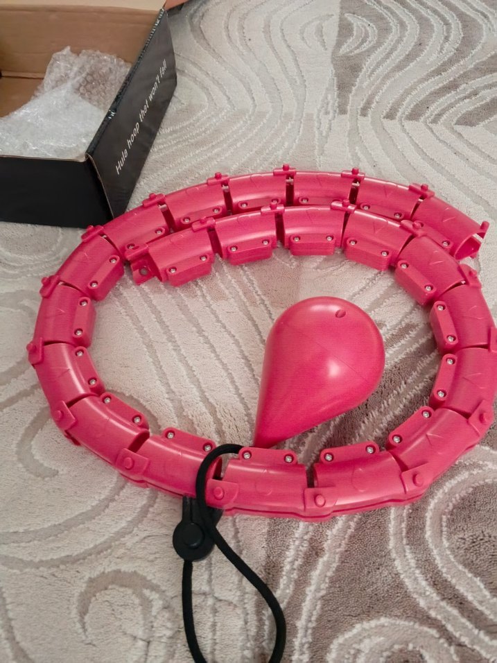 Pembe  Desenli Pilates Çemberi - Görsel 2