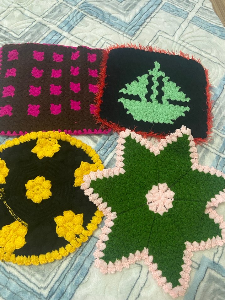 Çok Renkli El Yapımı Banyo Süngeri - Görsel 3